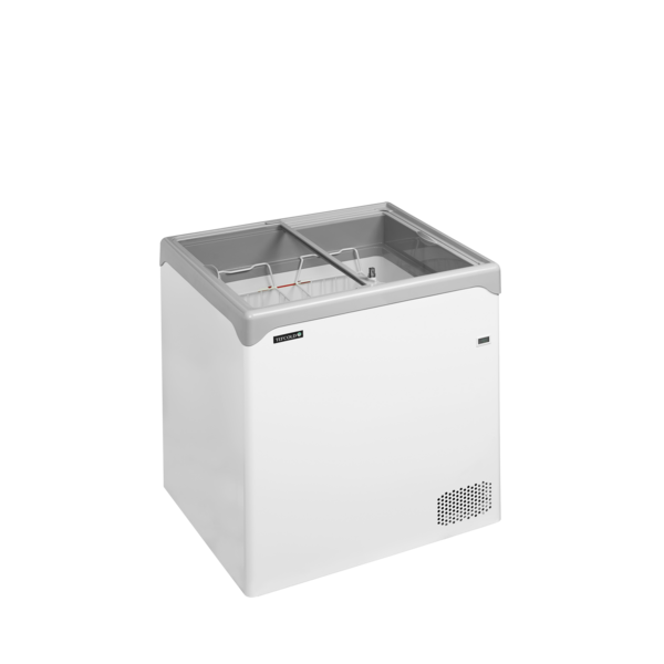 Tefcold TEFCOLD Displayvrieskast | NIC201SC | 138l | -24 tot -14 °C | 740x650x885mm | Energielabel D | T49275