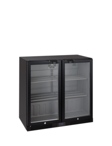 Tefcold TEFCOLD | Barkoeling met 2 glazen klapdeuren | DB202H | 184.5l | +2 tot +10 °C | 900x520x870mm | Energielabel D | T72442