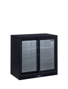 Tefcold TEFCOLD | Barkoeling met 2 glazen schuifdeuren | DB202S | 187l | +2 tot +10 °C | 900x526x870mm | Energielabel D | T72449
