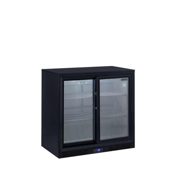 Tefcold TEFCOLD | Barkoeling met 2 glazen schuifdeuren | DB202S | 187l | +2 tot +10 °C | 900x526x870mm | Energielabel D | T72449