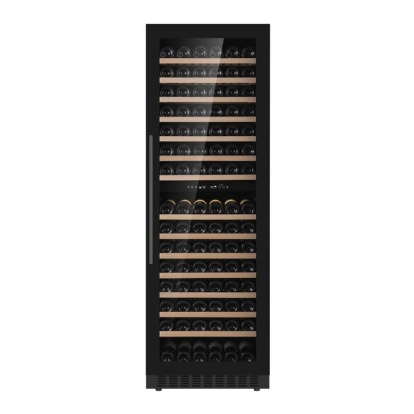 Combisteel Wijnklimaatkast 425L | 2 zones | Zwart | 595x700x1804(H)mm