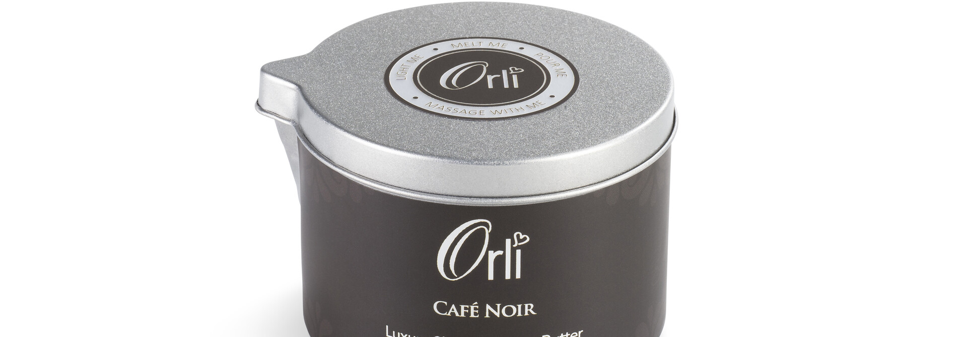 Hot oil massage kaars cafe noir