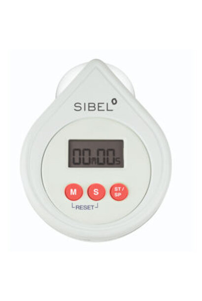 Digitale Timer Waterdruppel Wit