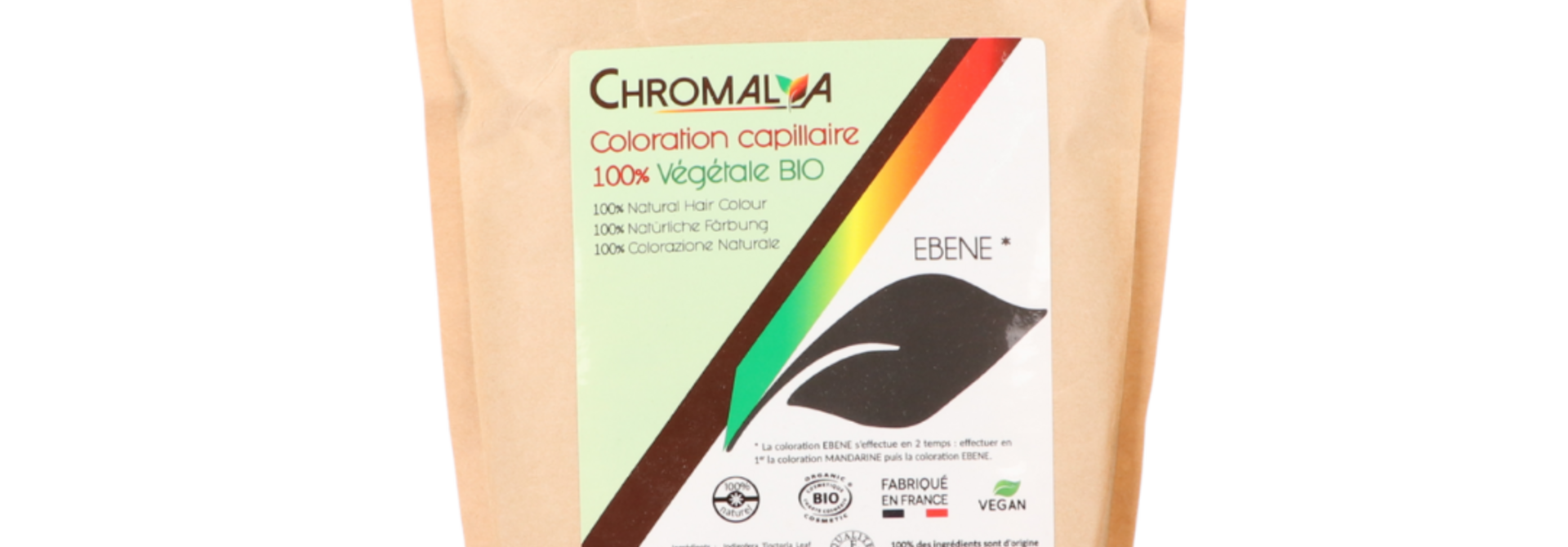 Plantenkleuring "Ebene" 500gr.