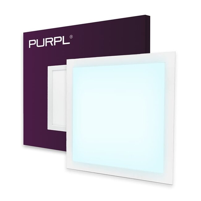 PURPL LED-paneeli - 30x30 - 6000K Kylmä Valkoinen - 18W - 1800 LM