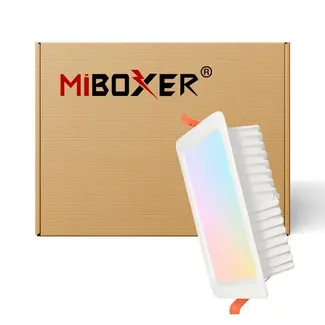 MiBoxer/Mi-Light LED-alasvalo 9W RGB+CCT 120 mm neliö WiFi IP44 | FUT064