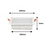 MiBoxer/Mi-Light LED-alasvalo 9W RGB+CCT 120 mm neliö WiFi IP44 | FUT064