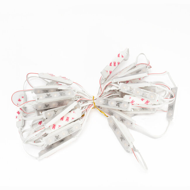 PURPL LED-moduuli 6000K kylmä valkoinen 3x5630 SMD 12V (50 kpl)