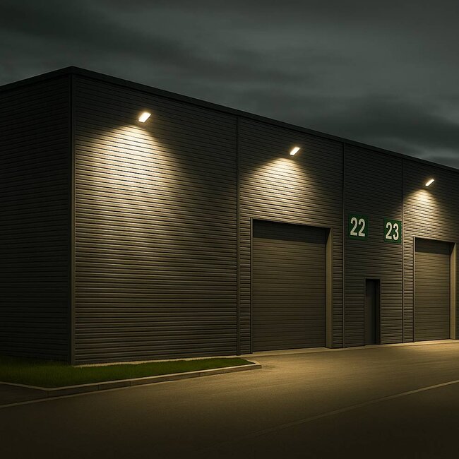 PURPL LED-valonheitin 100W 3000K lämmin valkoinen IP65 musta