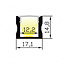 PURPL LED-nauhan alumiiniprofiili 1,5m  pinta-asennettava 17,5x15 mm