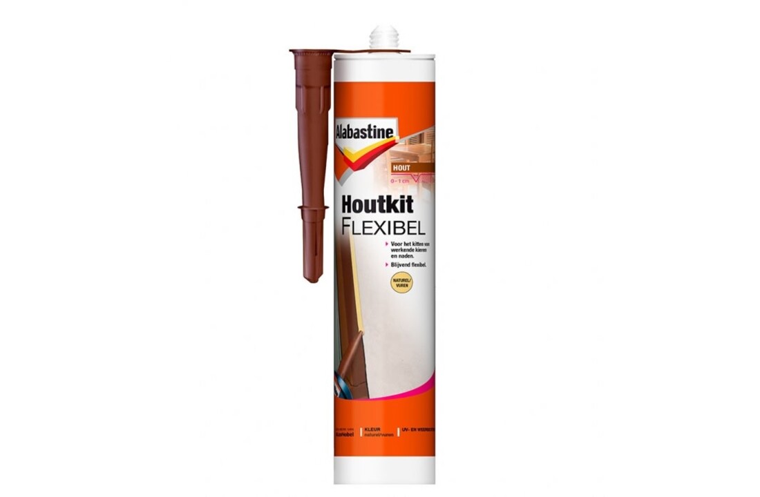 UITVERKOOP! - Houtkit Flexibel Naturel - 300 ml