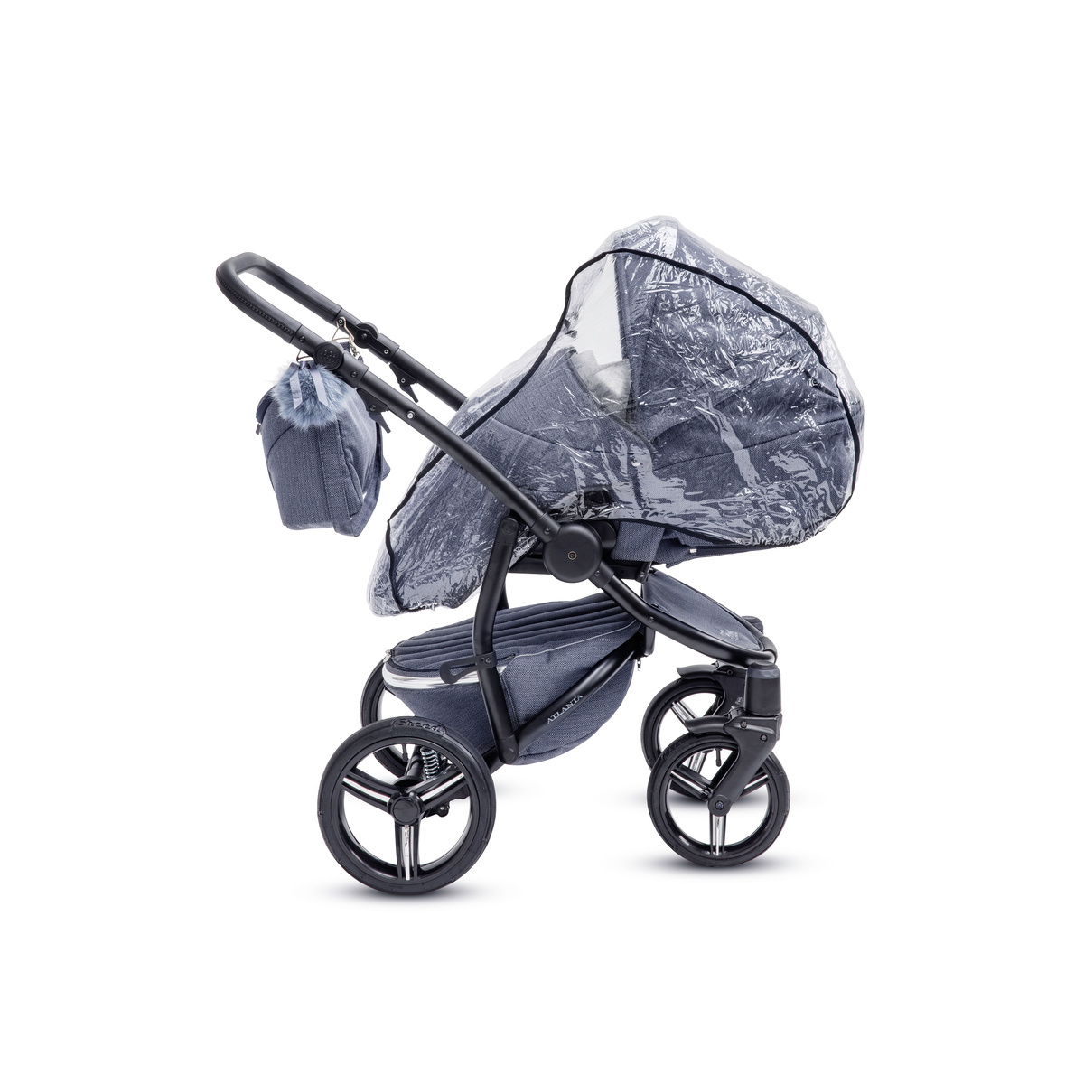 versace stroller blue