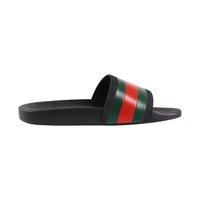 Gucci Slides with Web detail Slides with Web detail