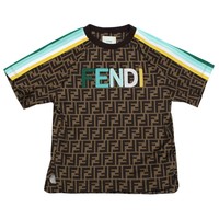T-shirt met FF all-over logo Fendi T-shirt met FF all-over logo