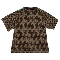 T-shirt met FF all-over logo Fendi T-shirt met FF all-over logo