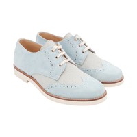 María Catalán Light blue lace-up shoes Light blue lace-up shoes