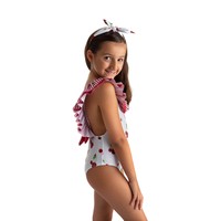 Meia Pata Swimsuit with cherry print Swimsuit with cherry print