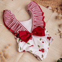 Meia Pata Swimsuit with cherry print Swimsuit with cherry print