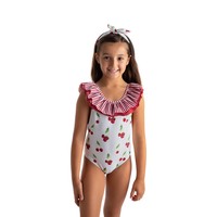 Meia Pata Swimsuit with cherry print Swimsuit with cherry print