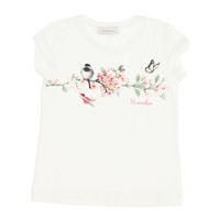 Monnalisa T-shirt blossom print T-shirt blossom print