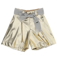 Monnalisa Golden shorts Golden shorts