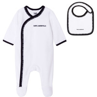 Karl Lagerfeld Baby suit with bib Baby suit with bib
