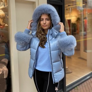 moncler fluffy coat