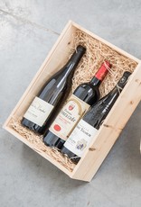 Geschenkkist Wijn met 3 exclusieve Franse wijnen