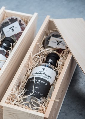 Geschenkkist M Edelweiss Gin met kruiden