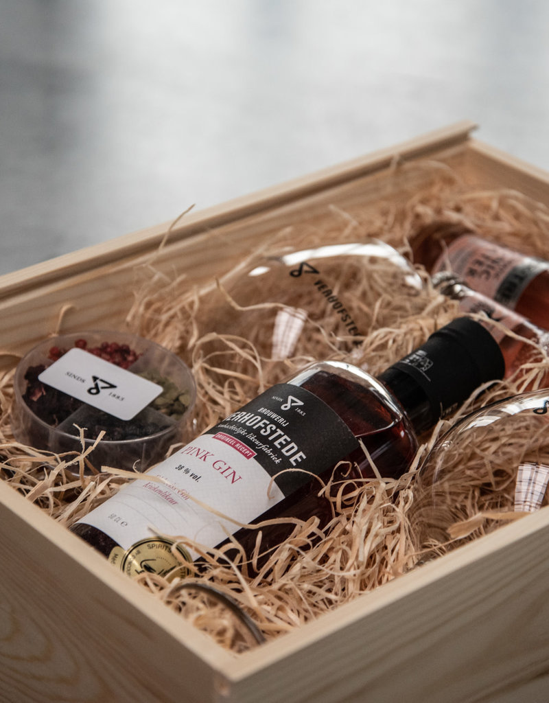 Geschenkkist Pink Gin tonic Groot