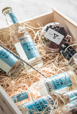 Geschenkkist Edelweiss Gin Tonic, kruiden & barlepel