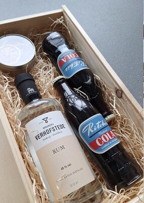 Geschenkkist Rum cola Medium