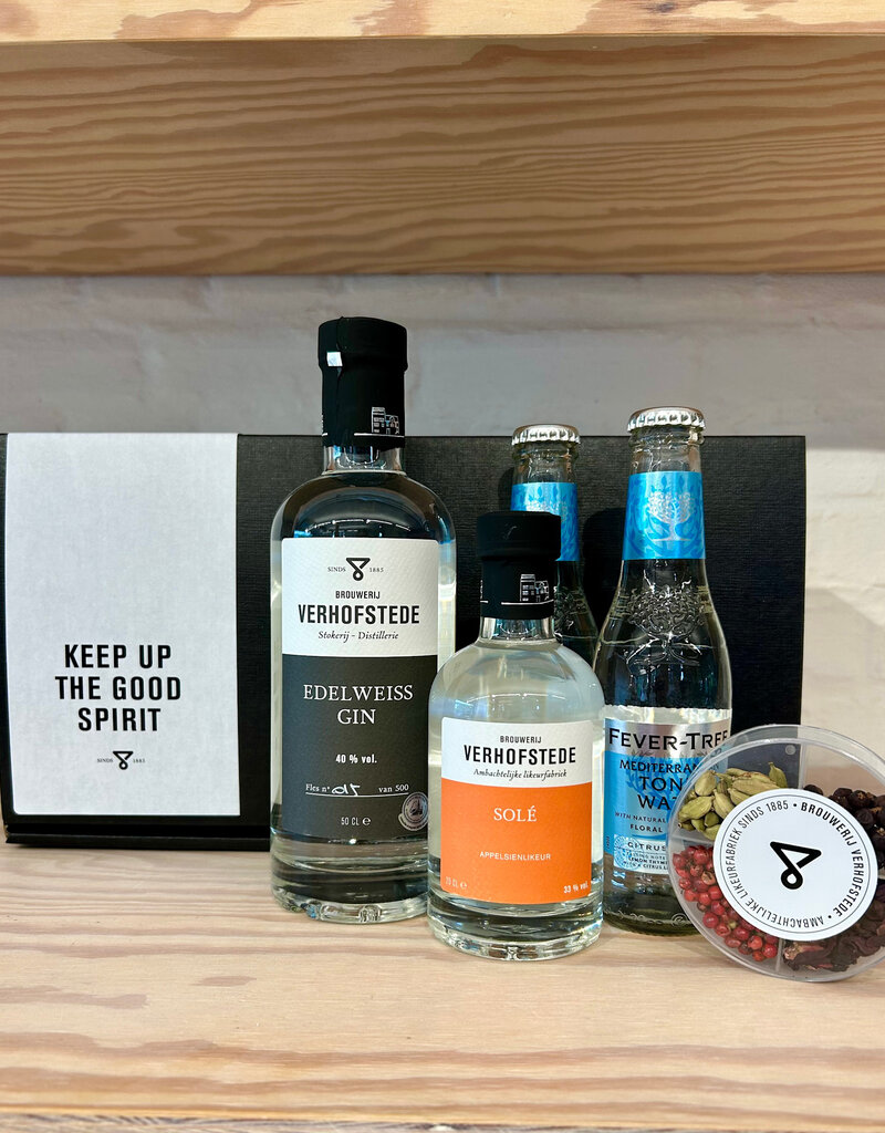 Geschenkdoos Edelweiss Gin groot