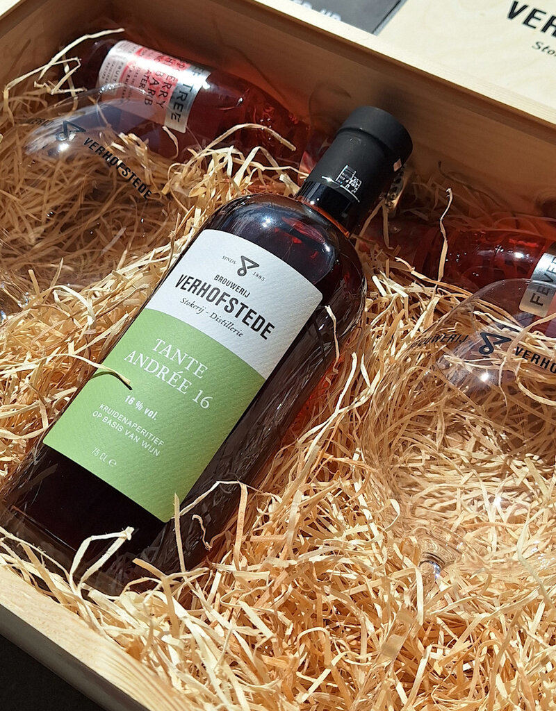 Geschenkkist Verhofstede Spritz & glazen