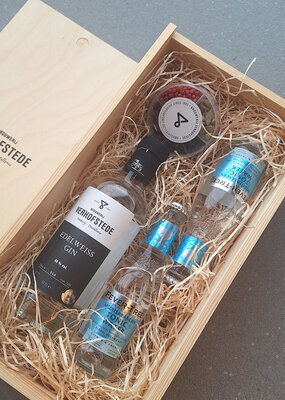 Geschenkkist Edelweiss Gin Tonic & kruiden