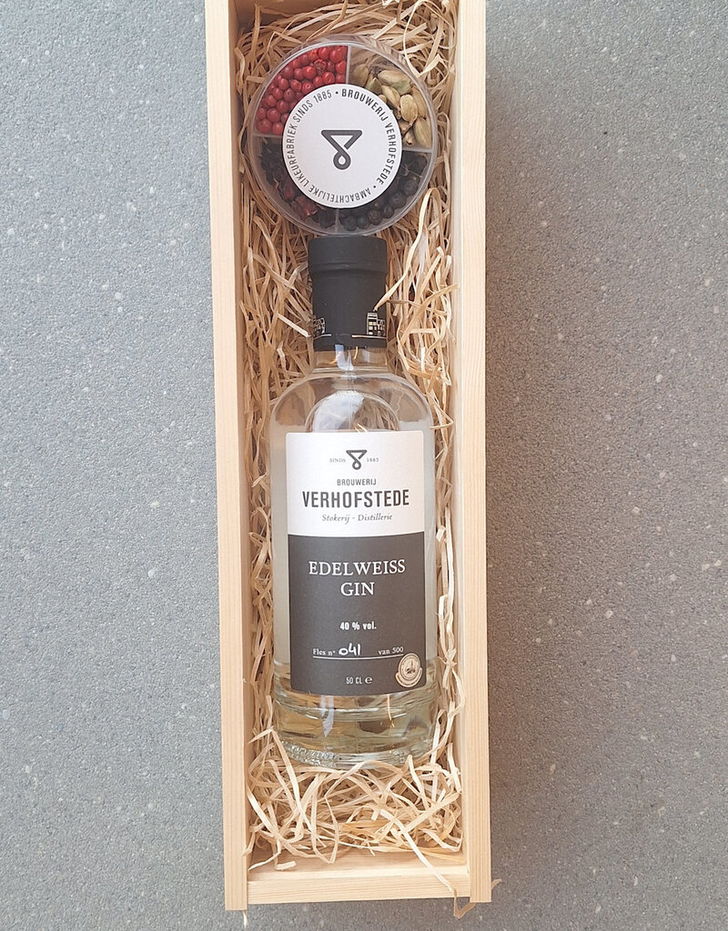 Geschenkkist M Edelweiss Gin met kruiden
