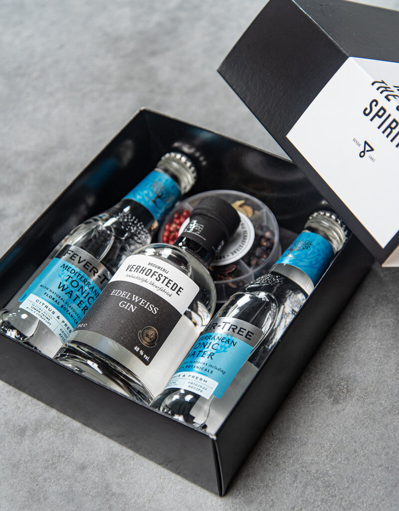 Geschenkdoos Edelweiss Gin Tonic & kruiden