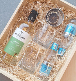 Geschenkkist XL Limoncello Spritz / Limonicious met glazen