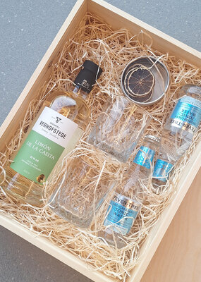 Geschenkkist XL Limoncello Spritz / Limonicious met glazen