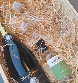 Geschenkkist L Sparkling Limon met glazen