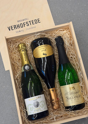 Geschenkkist schuimwijn