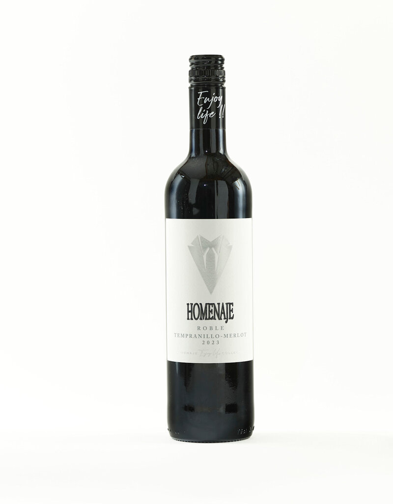 Homenaje roble rood - Tempranillo, Merlot