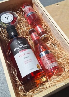 Geschenkkist Pink Gin Tonic