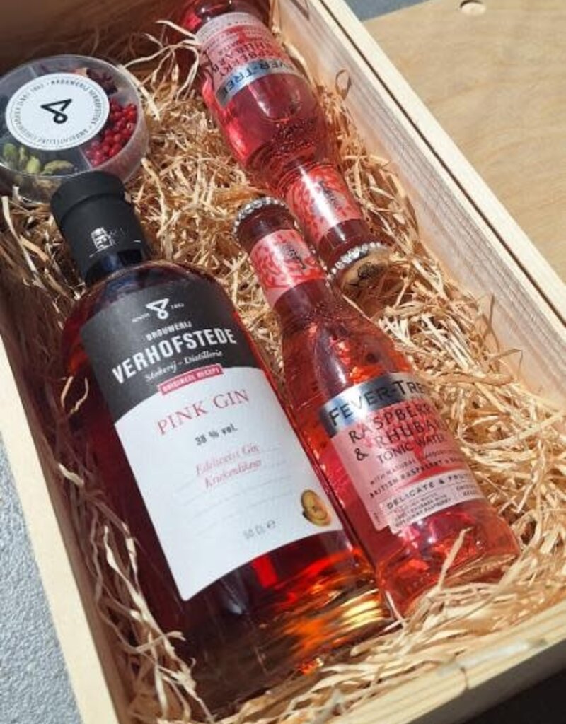 Geschenkkist Pink Gin Tonic