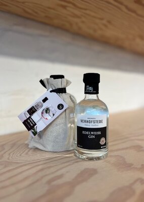 Edelweiss gin in een jasje