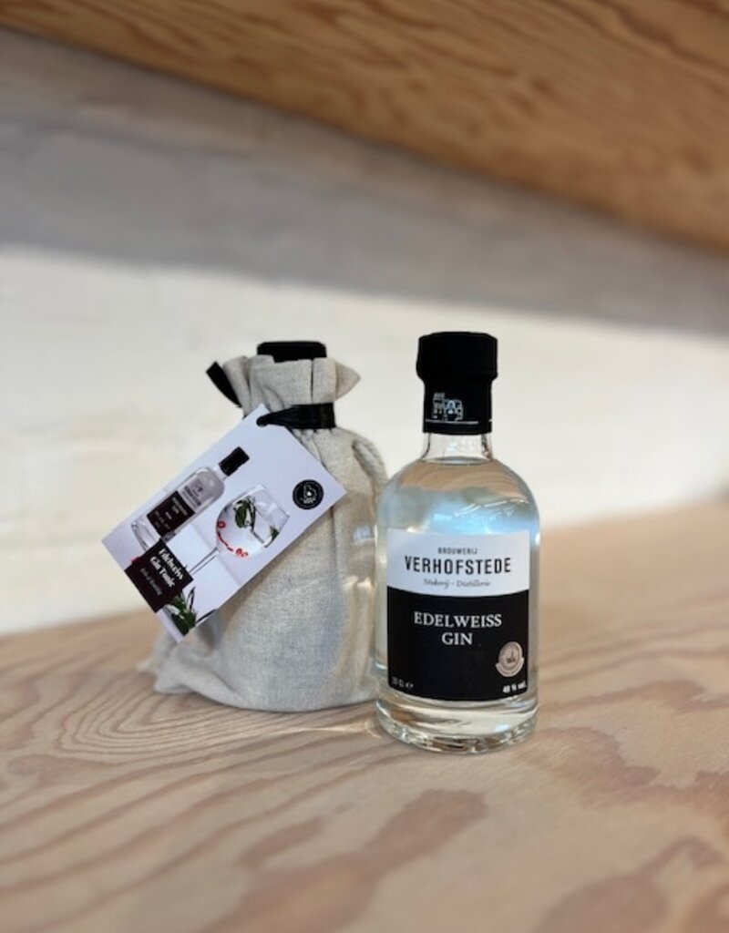 Edelweiss gin in een jasje
