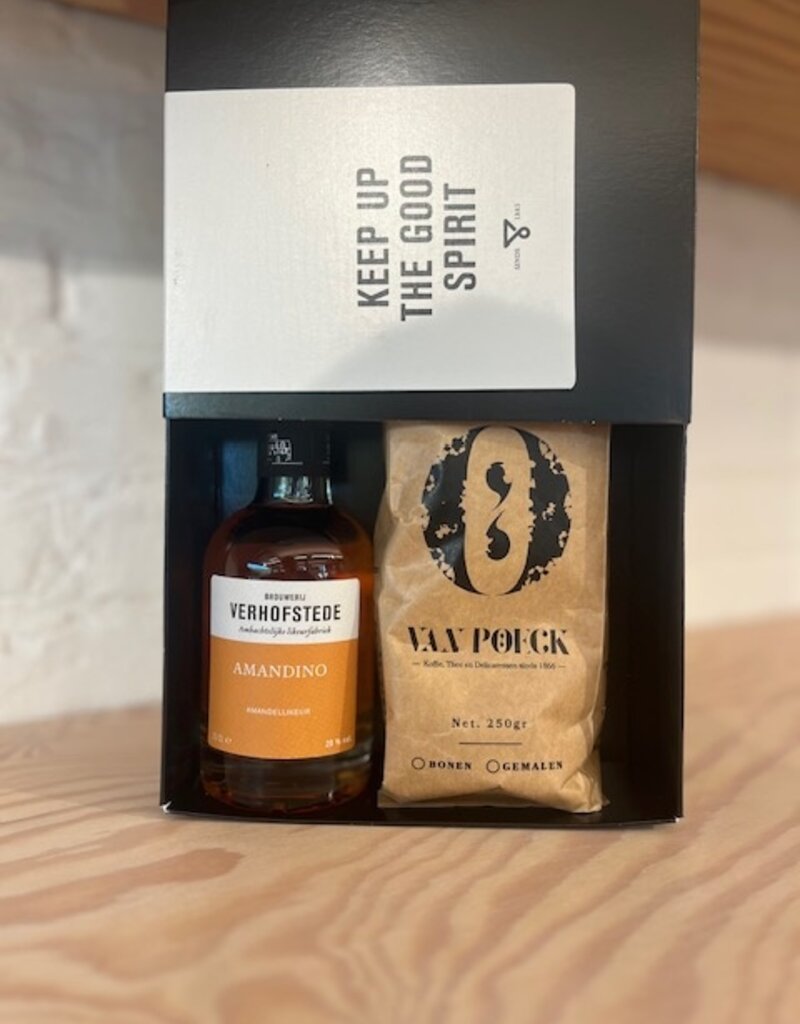 Geschenkdoos Amandino + koffie