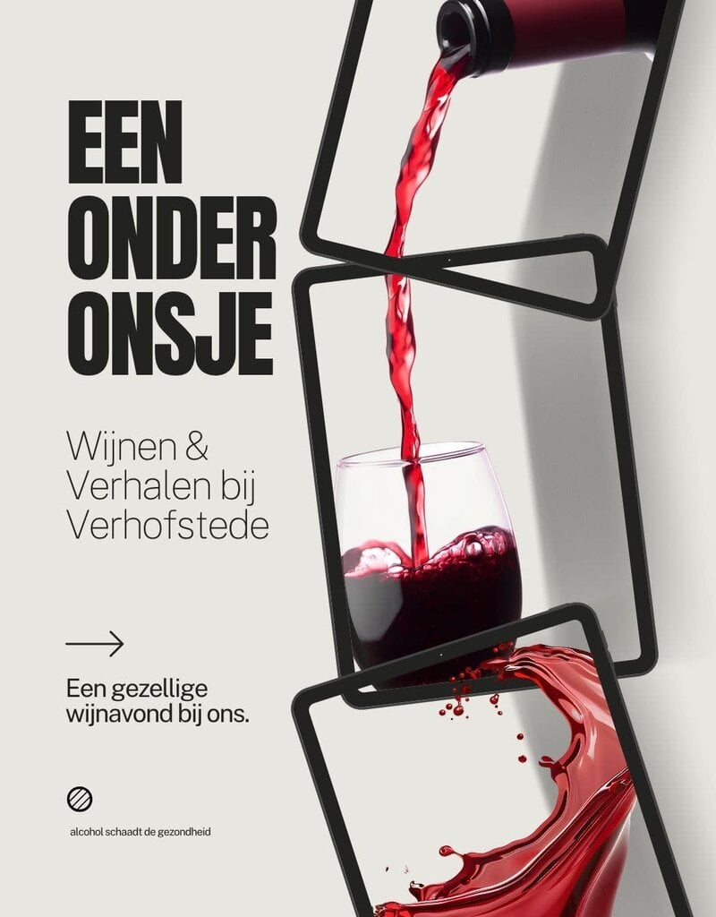Onder Onsje bij Verhofstede – Gratis wijnavond met 8 wijnen