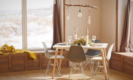 Welke verlichting is geschikt voor de eetkamer?