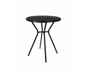 Relaxwonen - Bijzettafel - Tafel - Tuin tafel - Zwart - Rond Relaxwonen - Bijzettafel - Tafel - Tuin tafel - Zwart - Rond